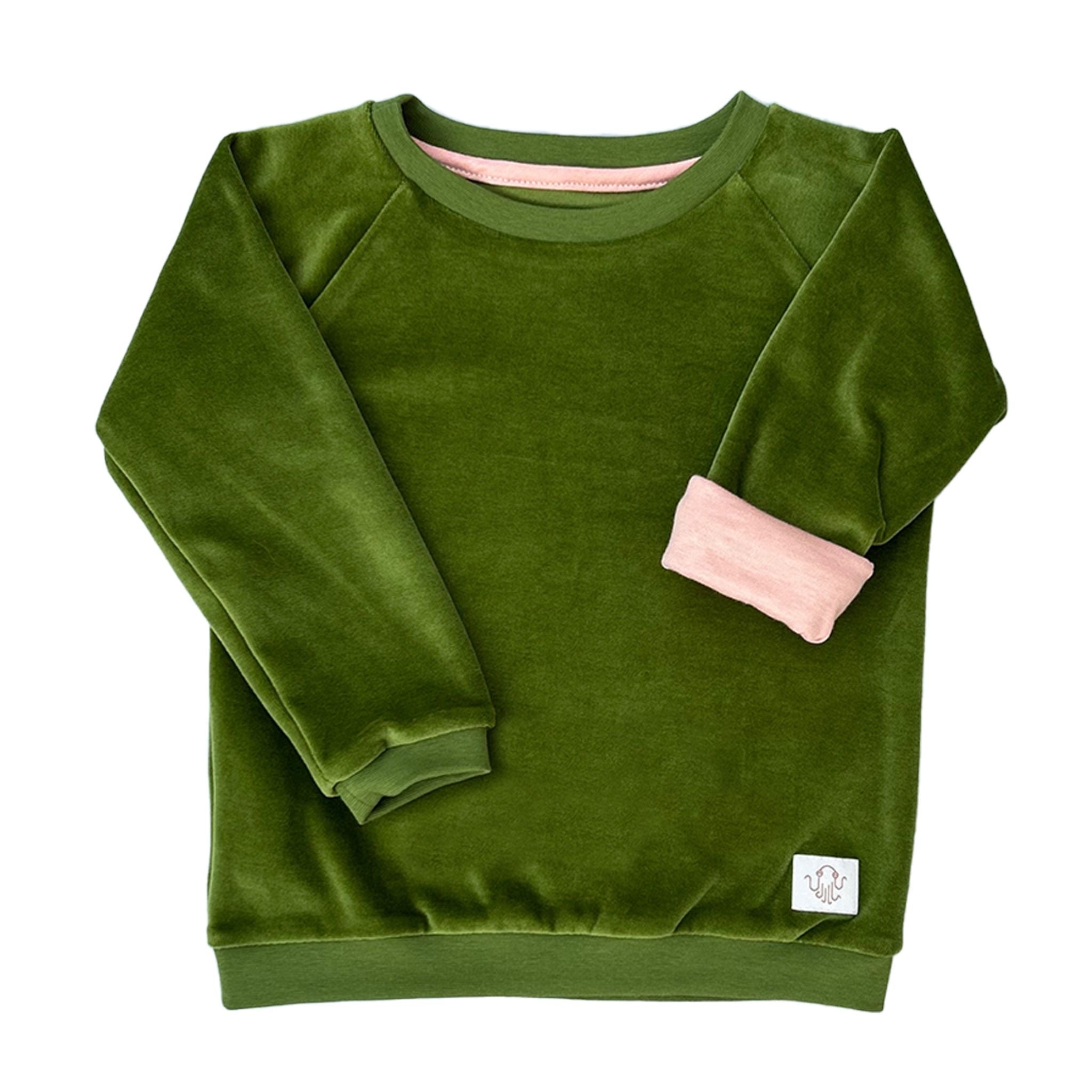 Mitwachsender Sweater Kinder ganzjährig | Bio Baumwolle Nicki | Unifarben