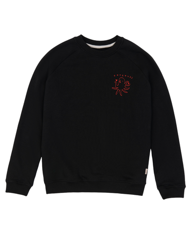 Oktokuss Sweater by Oktopulli & GIANLUCA SCIGLIANO | Unisex Schwarz