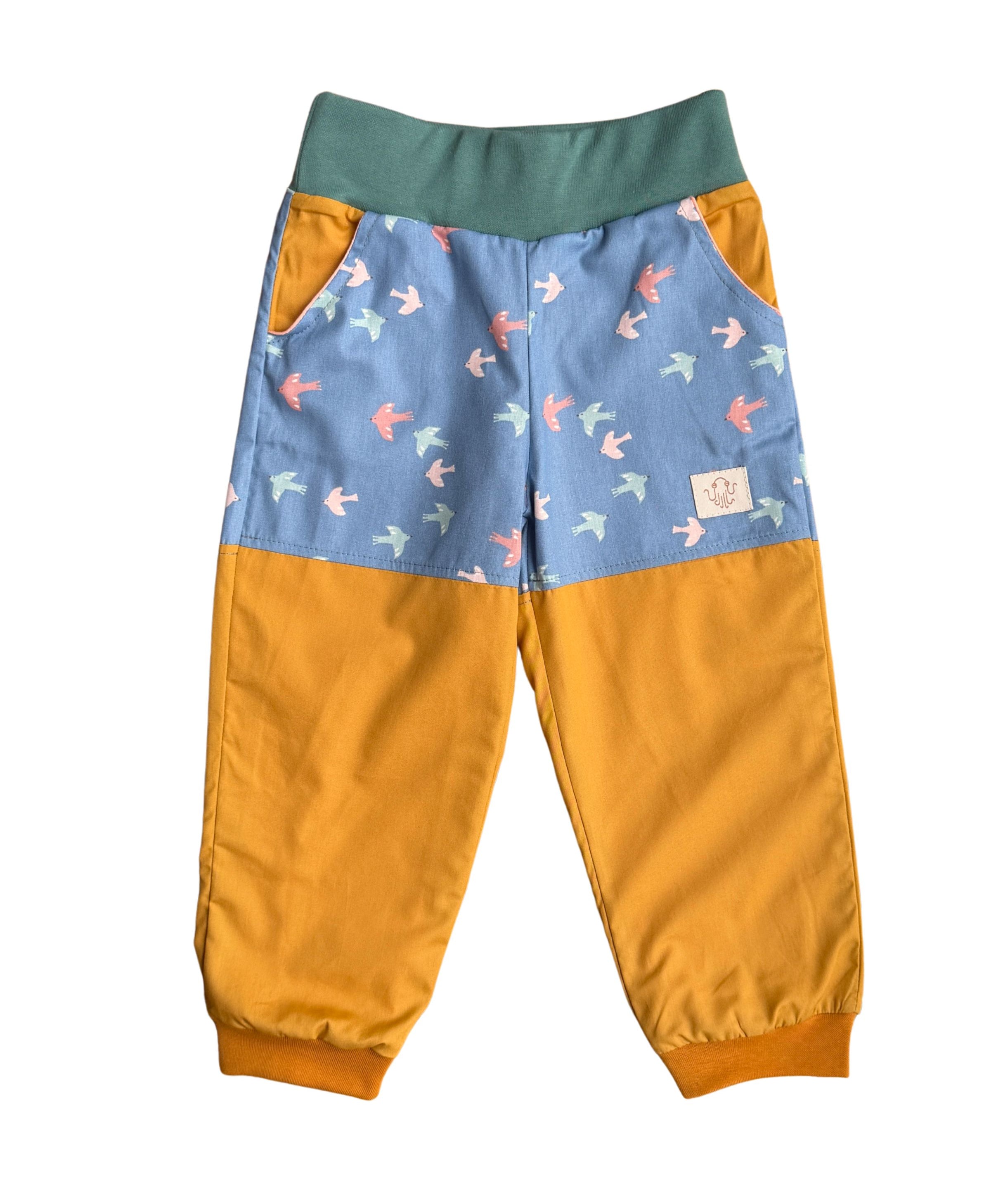 Children's trousers Toni | Organic corduroy | Green