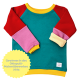 Mitwachsender Kuschelpullover Kinder | Farbenspaß
