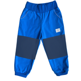 Mitwachsende Kinderhose ganzjährig | Bio-Popeline | Uni Cobalt