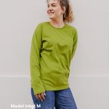 Luftig leichtes Unisex Langarmshirt aus Bio Baumwoll Jersey | uni + mehrfarbig
