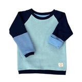 Mitwachsender Kuschelpullover Kinder | Ocean Fade