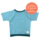 Raglan shirt made from fair trade organic cotton | Plain lilac 