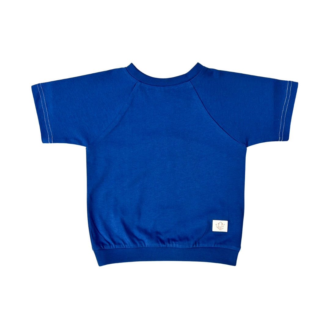 Mitwachsendes T-Shirt Kinder | Baumwolljersey | Avocadogrün | Unifarben