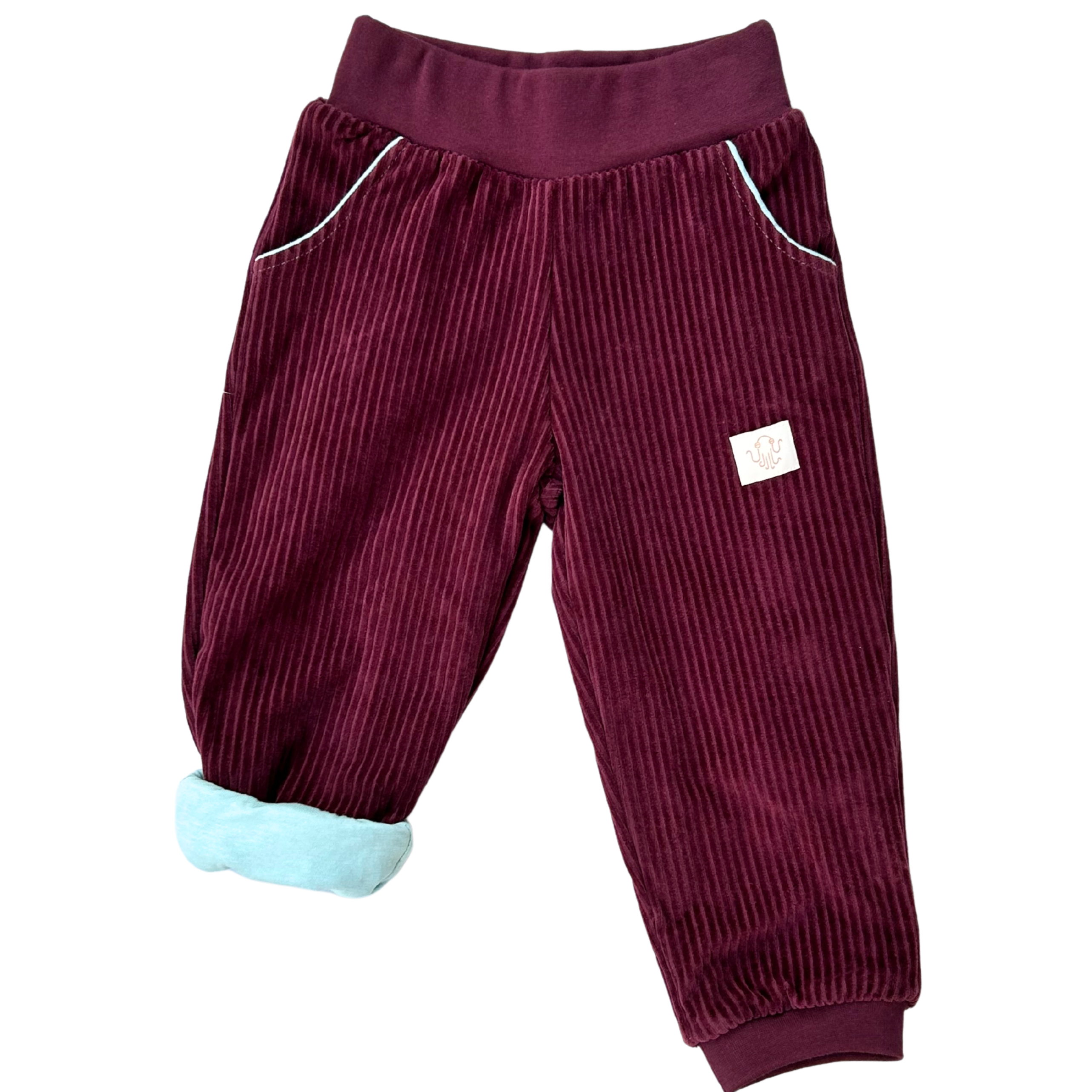 Mitwachsende Kinderhose/Outdoorhose | Bio Cordnicki | Unifarben