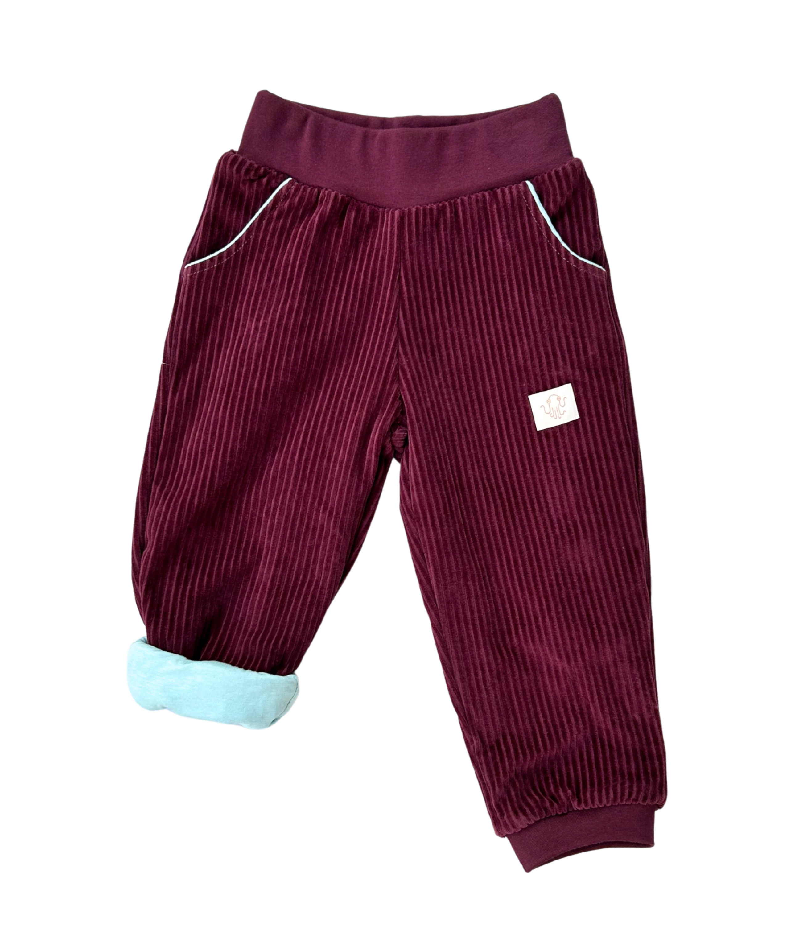 Mitwachsende Kinderhose/Outdoorhose | Bio Cordnicki | Unifarben