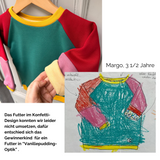 Mitwachsender Kuschelpullover Kinder | Farbenspaß