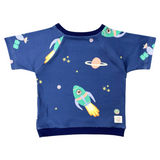Bio Kinderkleidung I Mitwachsendes T-Shirt Weltall 🚀