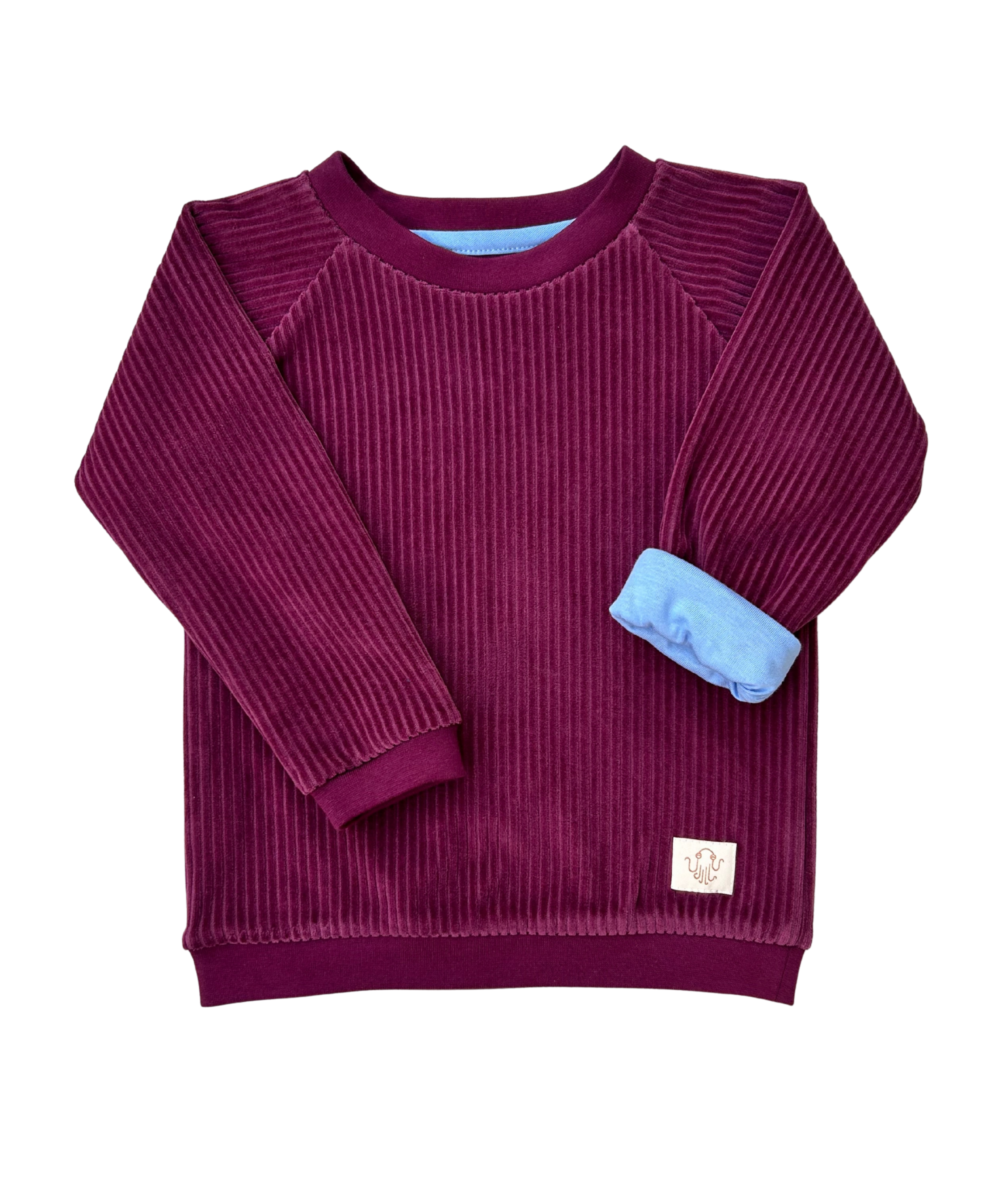 Mitwachsender Sweater Kinder ganzjährig | Bio Cordnicki | Unifarben