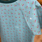 Raglan shirt made from fair trade organic cotton | Plain lilac 