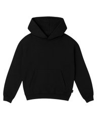 Unisex Hoodie Erwachsene aus fairer Bio Baumwolle | Schwarz
