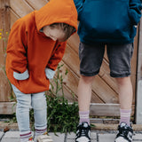 Mitwachsender Hoodie Kinder | Hoodie mit Bauchtasche