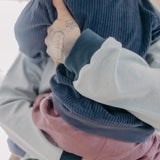 Unisex Sweater ganzjährig aus Baumwoll-Jacquard | Unifarben