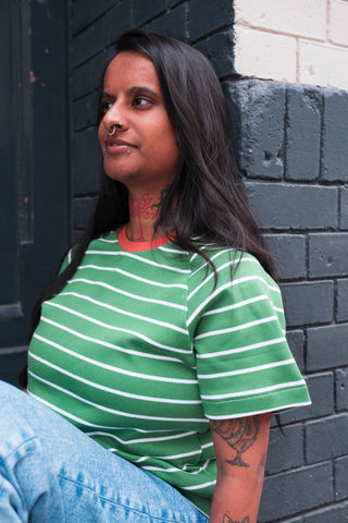 Raglan shirt made from fair trade organic cotton | Plain lilac 