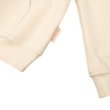 Unisex Hoodie Erwachsene aus fairer Bio Baumwolle | Creme Rostorange