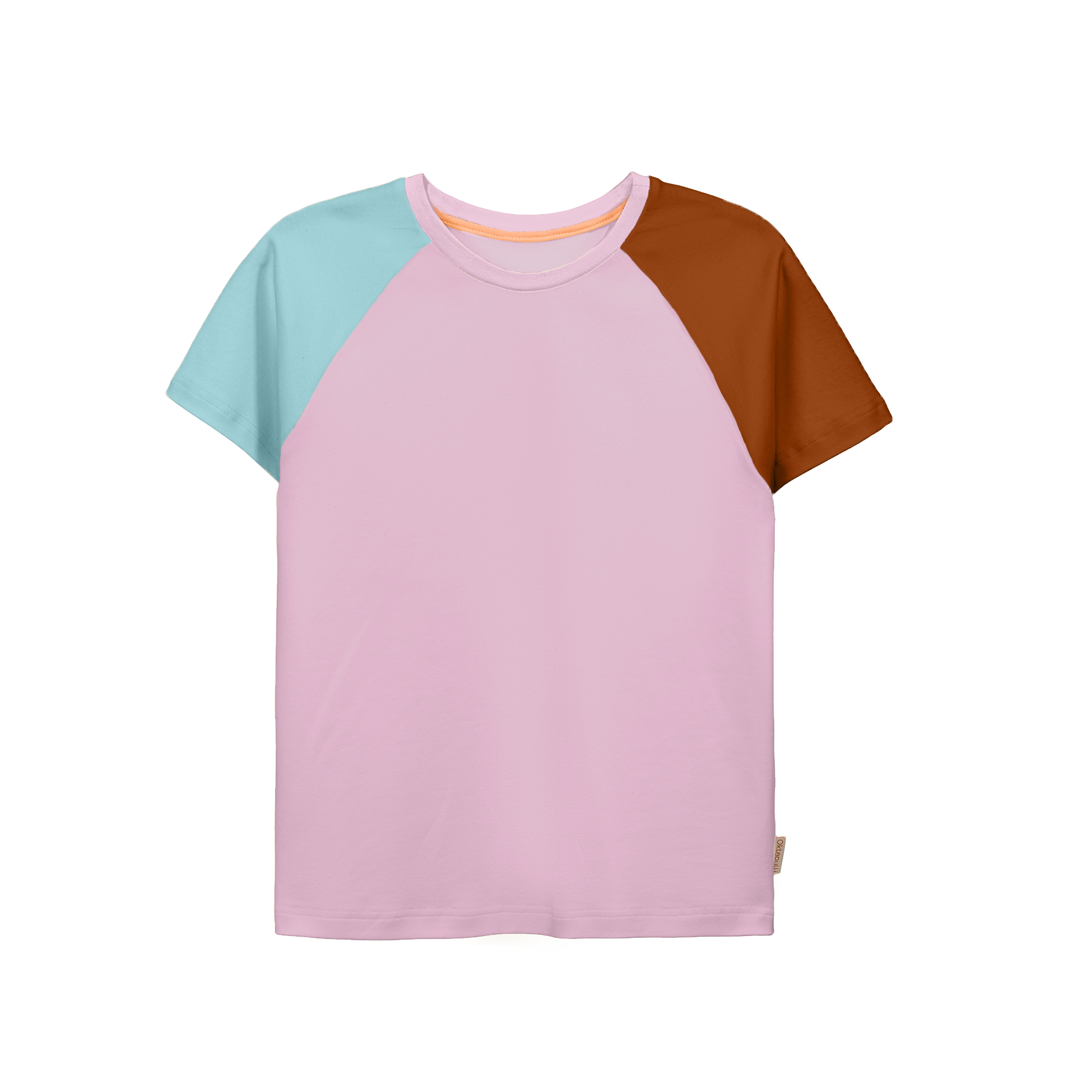 Raglan shirt made from fair trade organic cotton | Plain lilac 