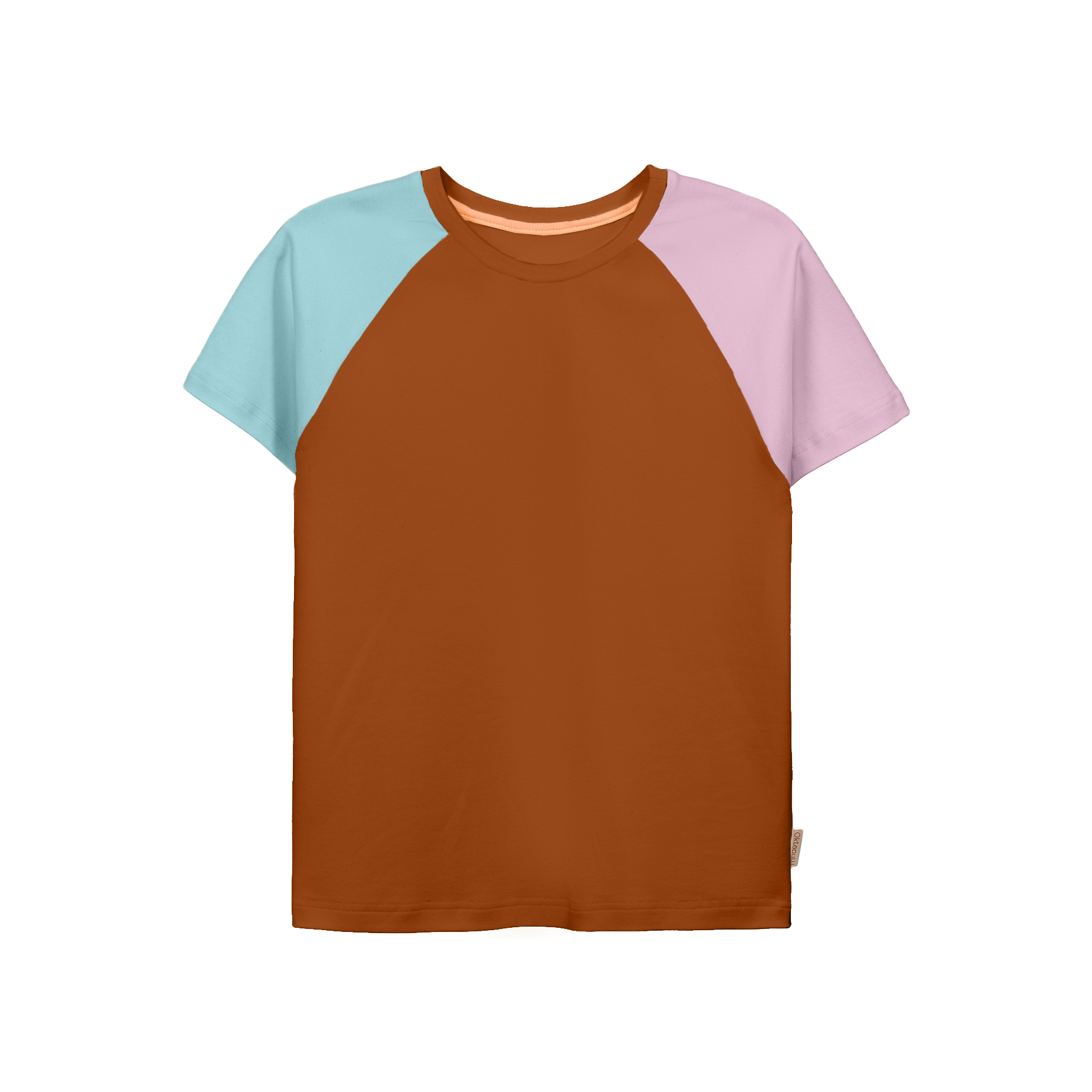 Raglan shirt made from fair trade organic cotton | Plain lilac 