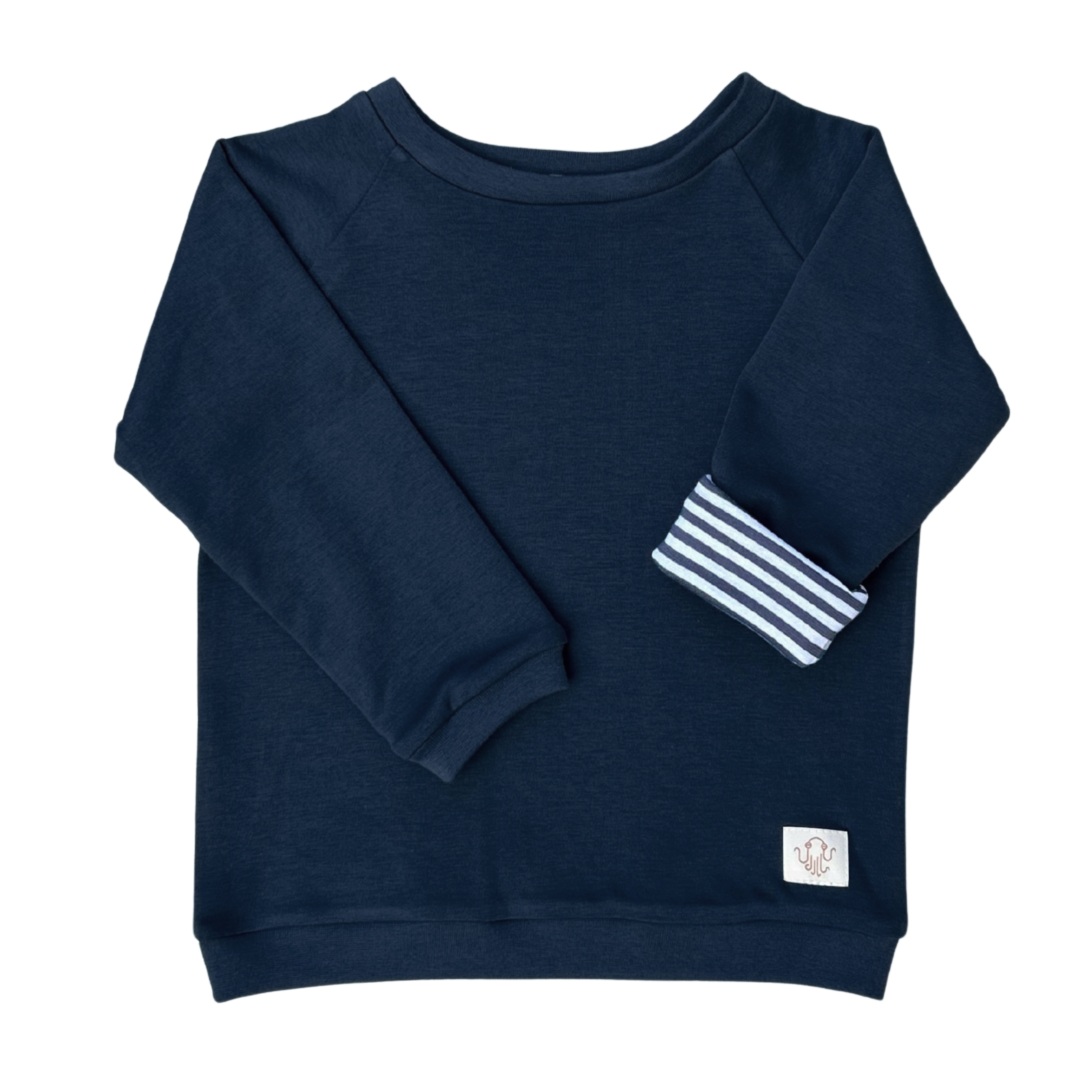 Mitwachsender Sweater Kinder ganzjährig | Interlock | Unifarben