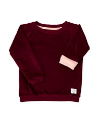Fairer Nicki Sweater Kinder | Basic Bordeaux