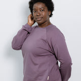 Unisex Sweater - Bio Pullover aus Kuschelsweat |  Basic dunkle Beere