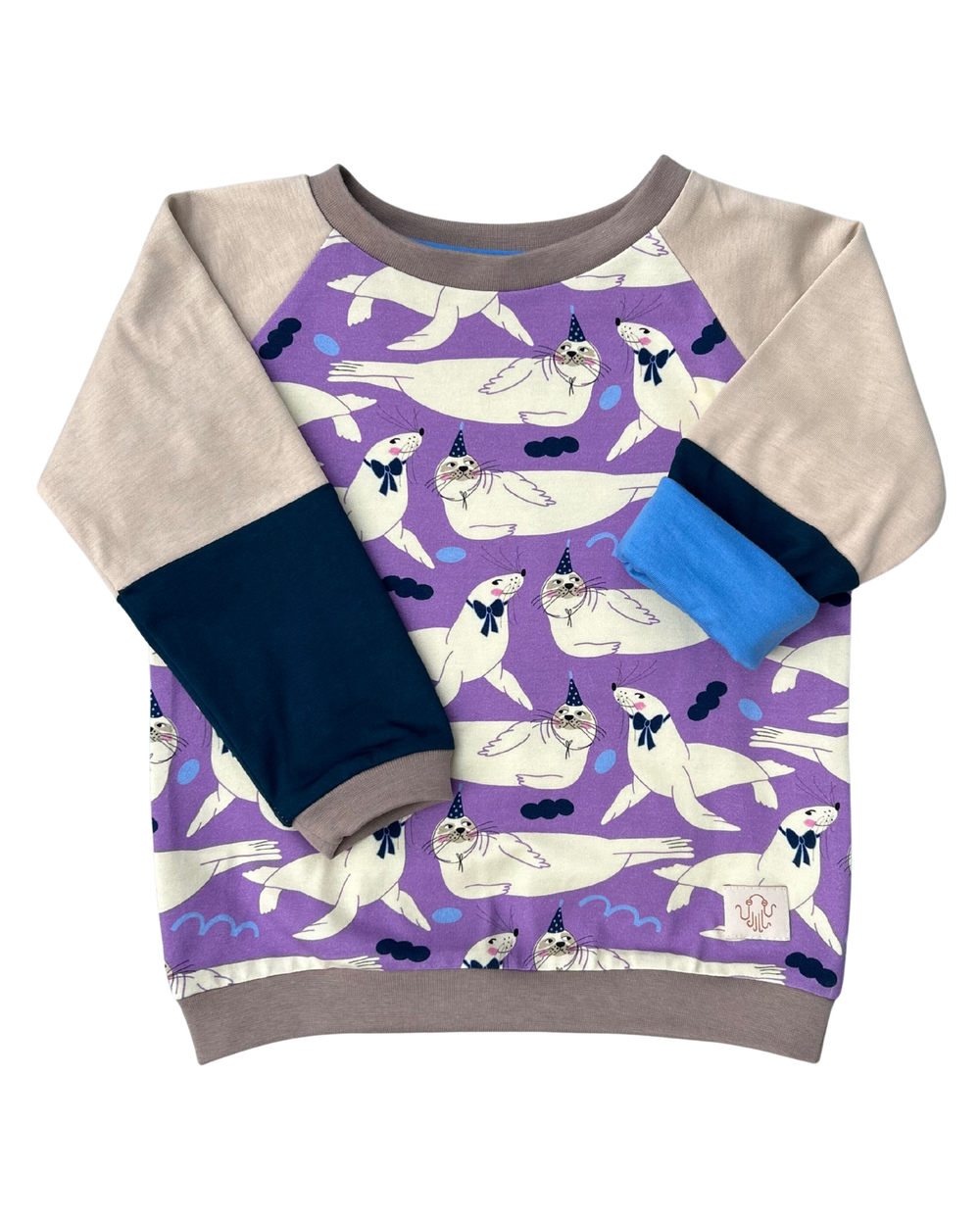 Luftig leichtes Langarmshirt aus Baumwolljersey Kinder | Robbe 1