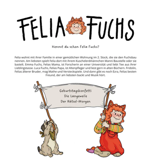 Felia Fuchs - Everyday stories from the fox hole 