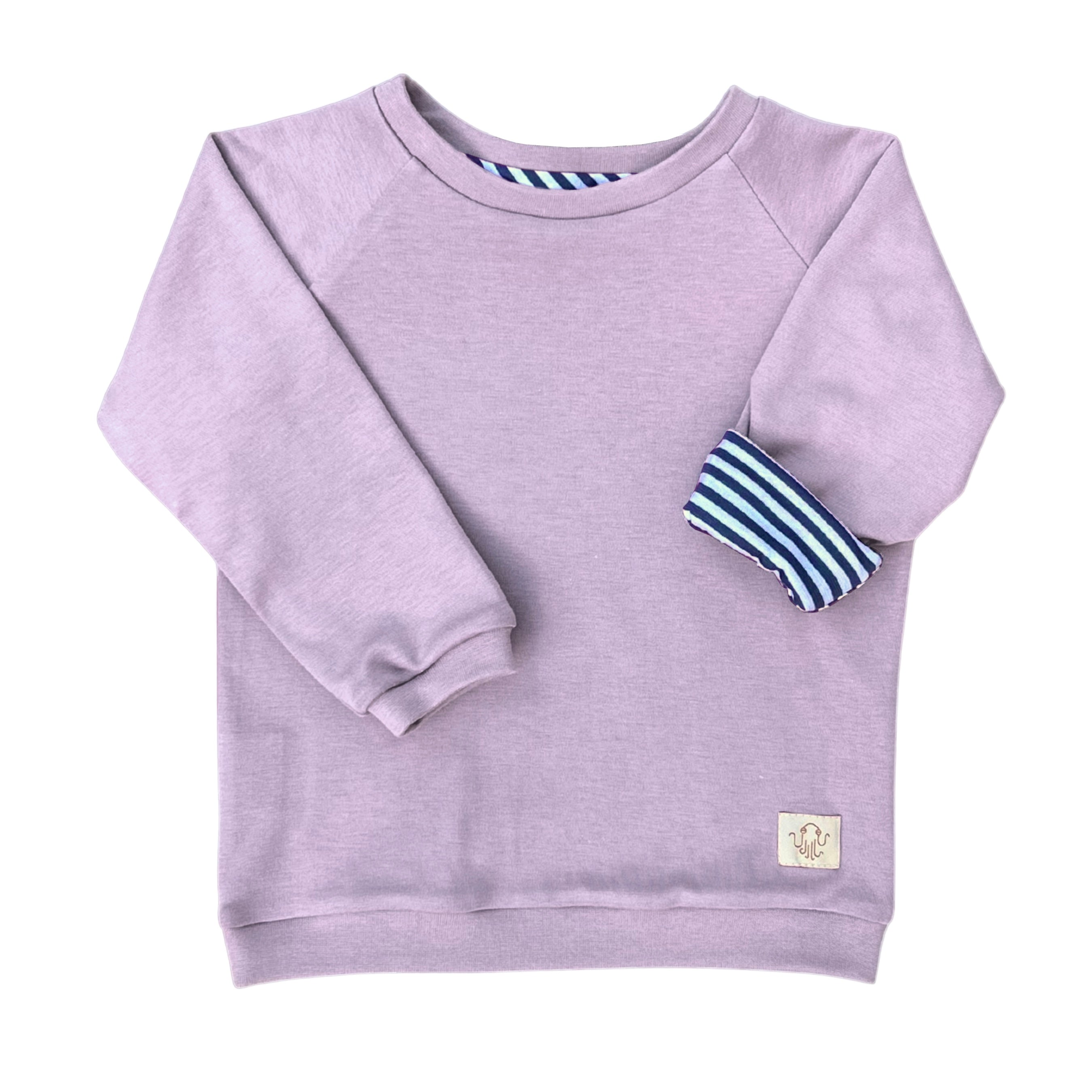 Mitwachsender Sweater Kinder ganzjährig | Interlock | Unifarben