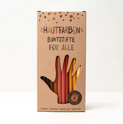 12 Hautfarben Buntstifte
