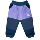 Mitwachsende Kinderhose/Outdoorhose | Cordnicki | Blau-Water by Night | Flieder-Water by Night