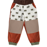 Limitierte Mitwachsende Kinderhose ganzjährig | Bio-Popeline | Kleine Raubkatze