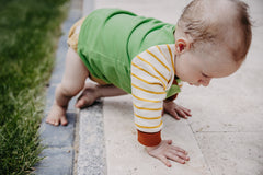 Mitwachsende Wickeljacke zum Wenden | Elia