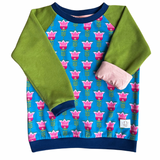 44. Mitwachsendes leichtes Langarmshirt aus Baumwolljersey Kinder | Tulpe