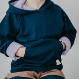 Mitwachsender Hoodie Kinder | Hoodie mit Bauchtasche