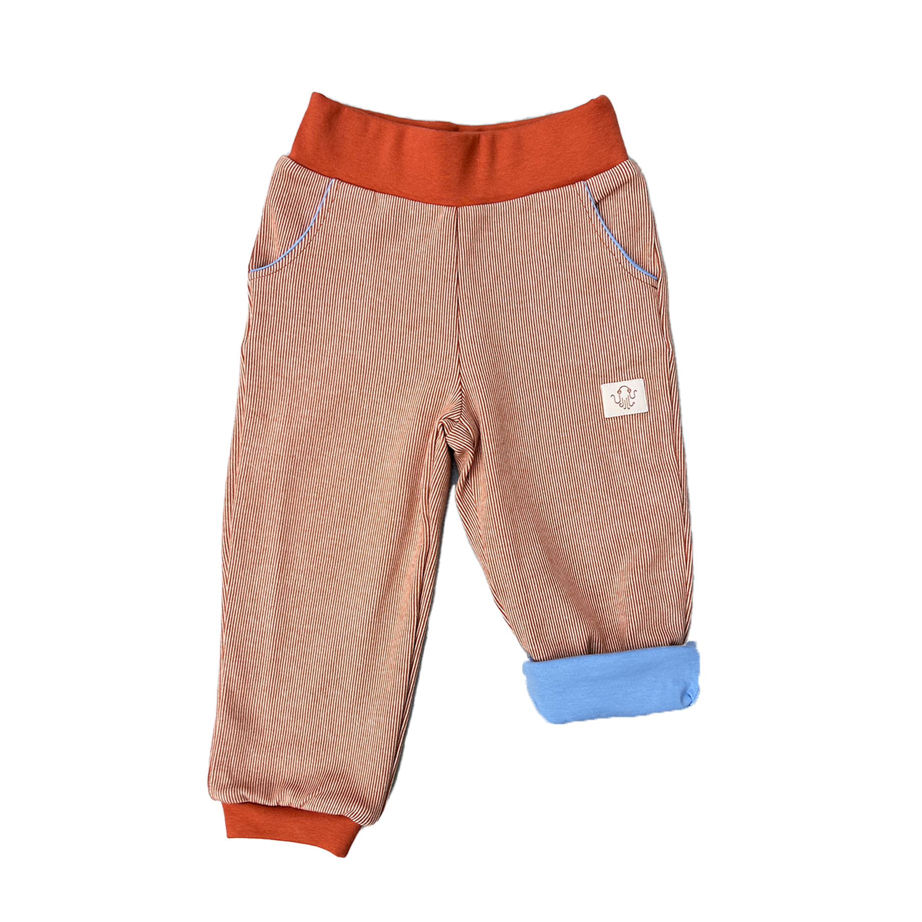 mitwachsende Jogginghose Kinder | Zum Kuscheln und Turnen| Ripp Unifarben