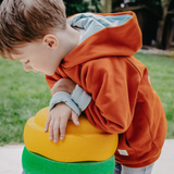Mitwachsender Hoodie Kinder | Hoodie mit Bauchtasche
