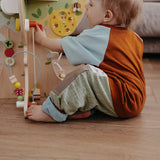 Bio Kinderkleidung I Mitwachsendes T-Shirt I Rosa-Caramel