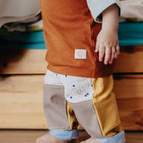 Bio Kinderkleidung I Mitwachsendes T-Shirt I Rosa-Caramel
