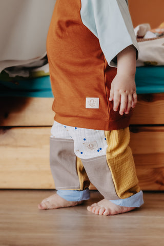 Children's trousers Toni | Organic corduroy | Green