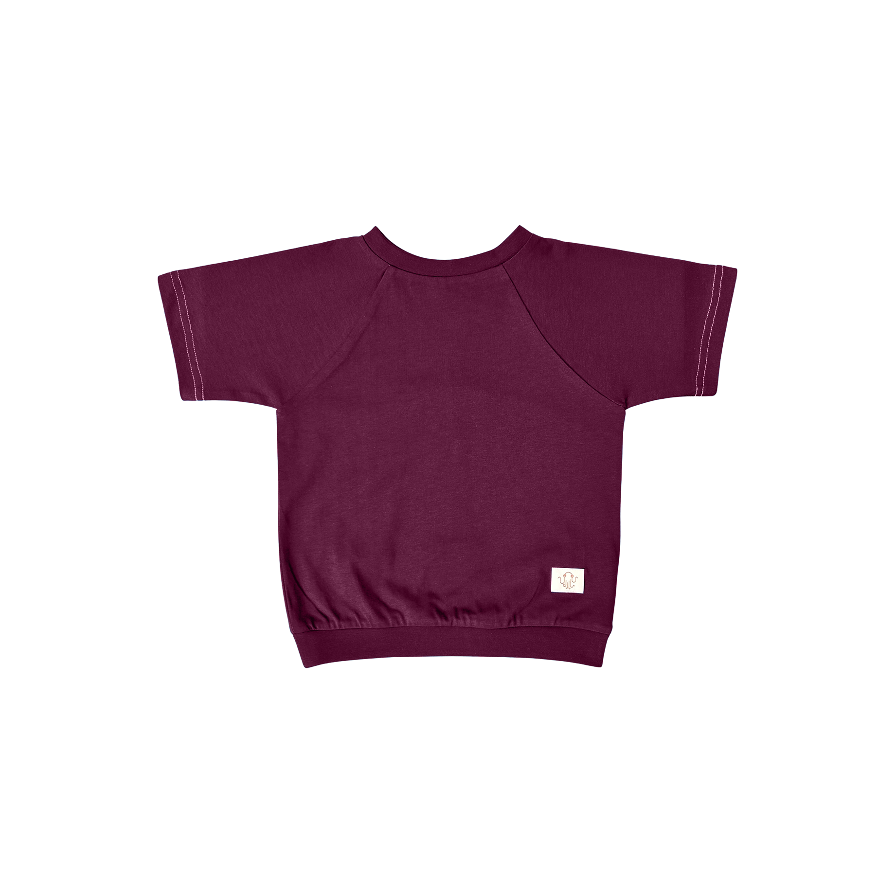 Mitwachsendes T-Shirt Kinder | Baumwolljersey | Avocadogrün | Unifarben