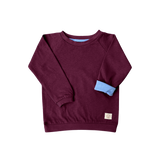 Mitwachsendes leichtes Langarmshirt aus Baumwolljersey Kinder | Unifarben