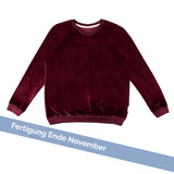 Nicki Sweater  | aus fairer Bio-Baumwolle | Basic Bordeaux