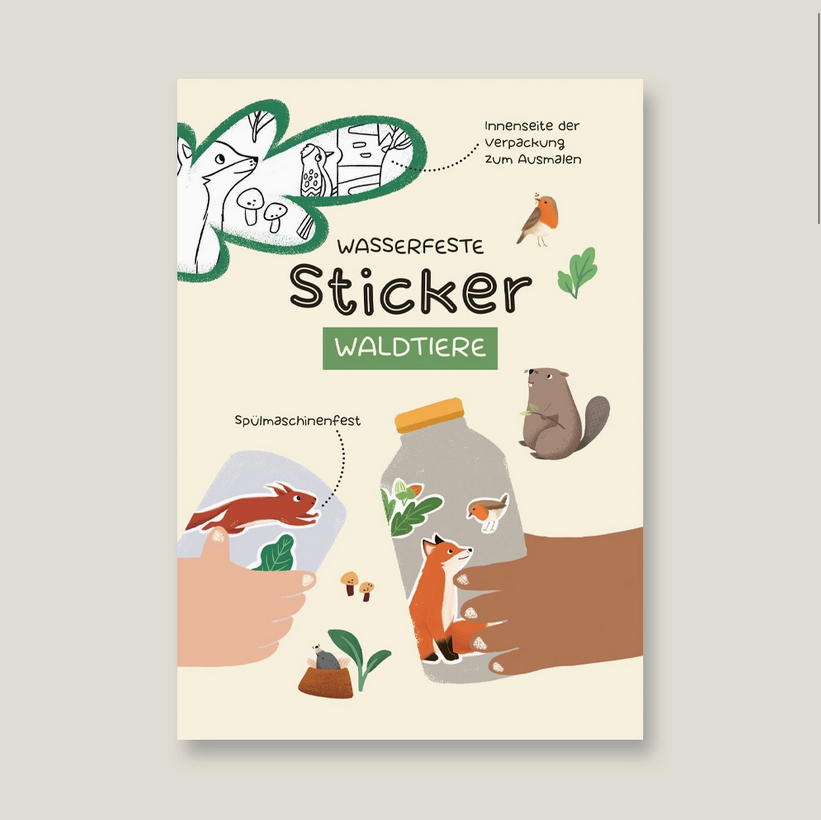 Wasser- und Spülmaschinenfeste Sticker
