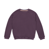 Unisex Sweater - Bio Pullover aus Kuschelsweat |  Basic dunkle Beere