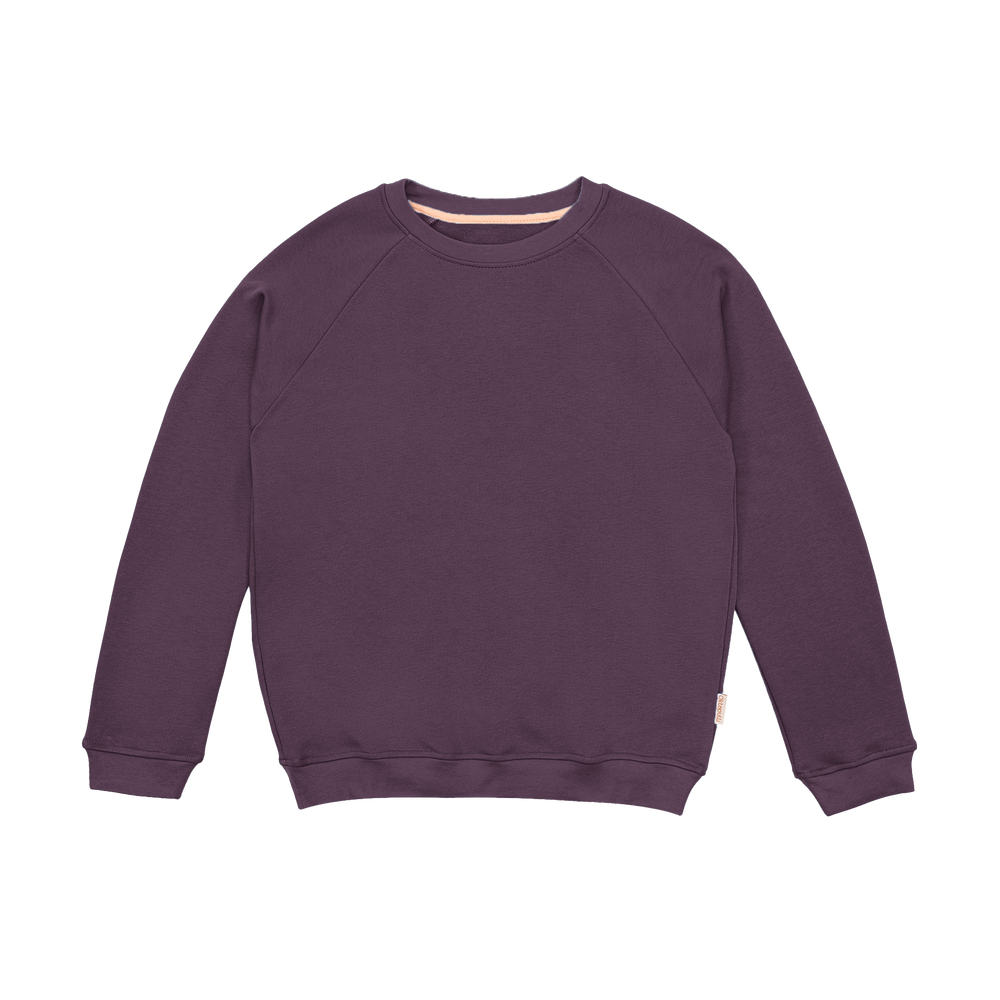 Warmer unisex Pullover aus Bio Baumwoll-Kuschelsweat | unifarben