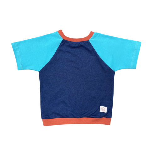 Besondere Kinderkleidung | Mitwachsendes T-Shirt | 08/07