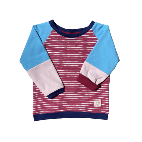 Besondere Kinderkleidung | mitwachsendes Langarmshirt 05/07