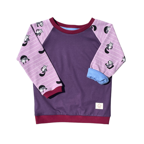 Besondere Kinderkleidung | mitwachsendes Langarmshirt 03/07