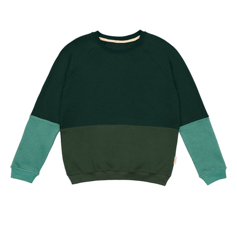 Unisex Sweater - Bio Pullover aus Kuschelsweat |  Green Fade