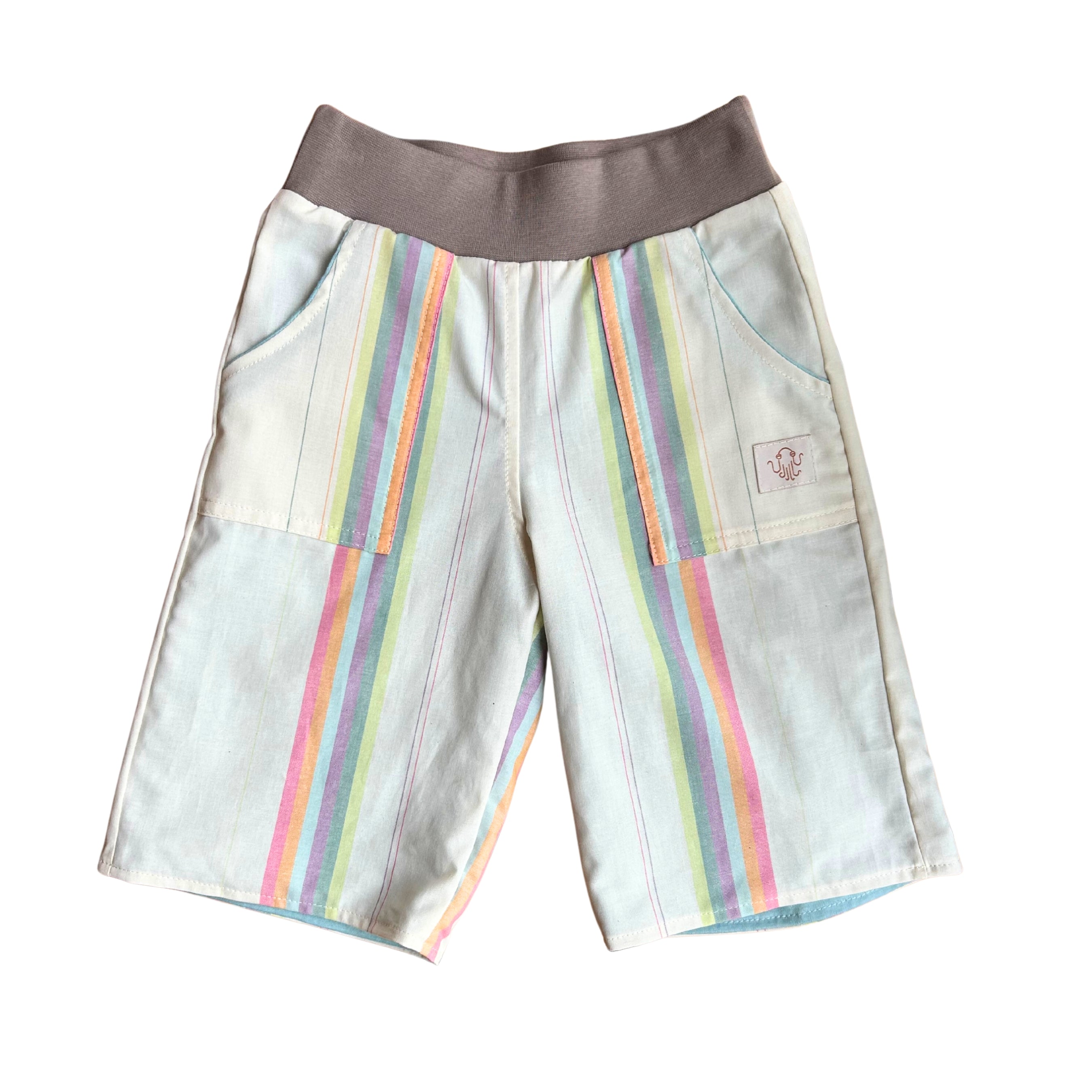 oktopulli Kurzehose Kinder gestreift